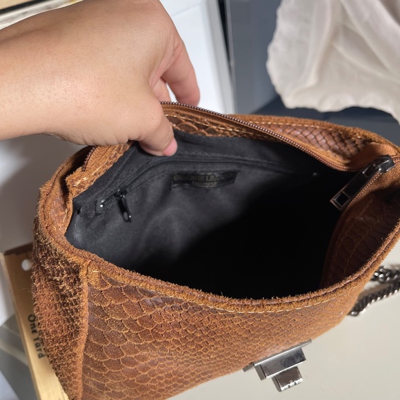 Brown Chain Strap Women Bag - Picture 5 of 9